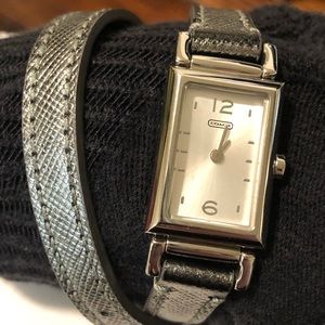 COACH Madison Metallic Double Wrap Watch